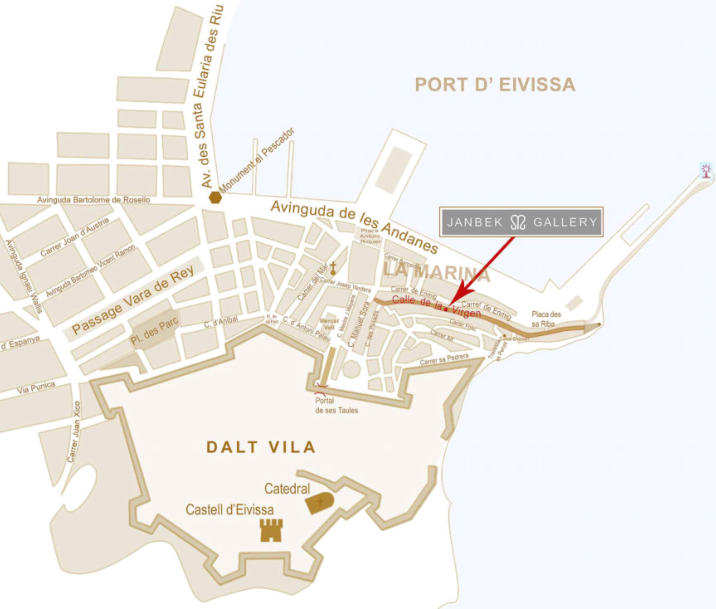 Map of Ibiza